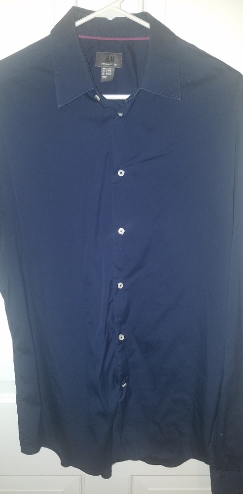 Men's H&M Button-down Dress Shirt (Men's L)